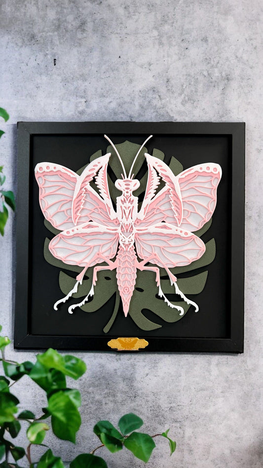 Mantis Orchis | 3D-Artworks von Nocterra Kunst & Prints Nocterra oesterreich handgemachte geschenke in wien