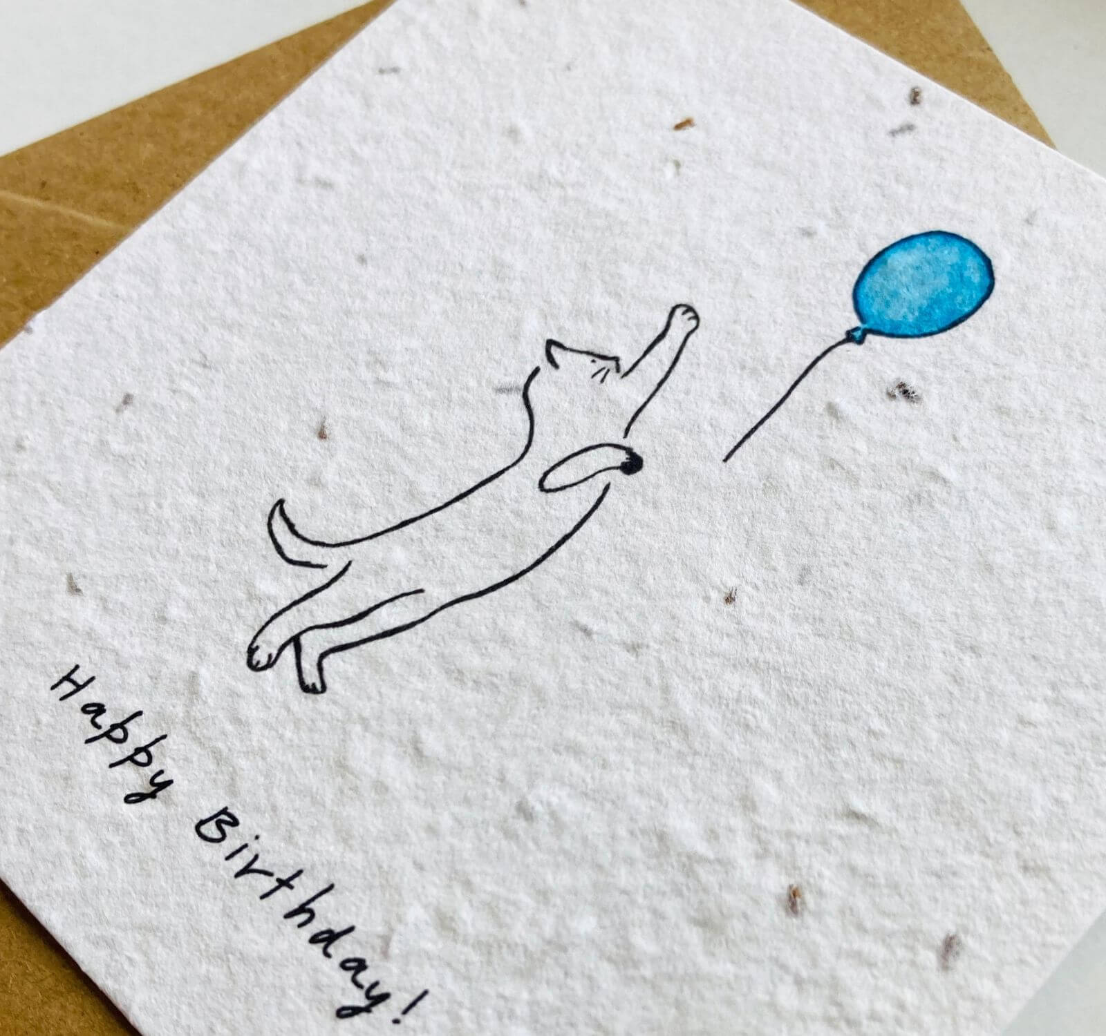 "Happy Birthday" Saatpapier Grußkarten | Schenken, einpflanzen, beim wachsen zusehen