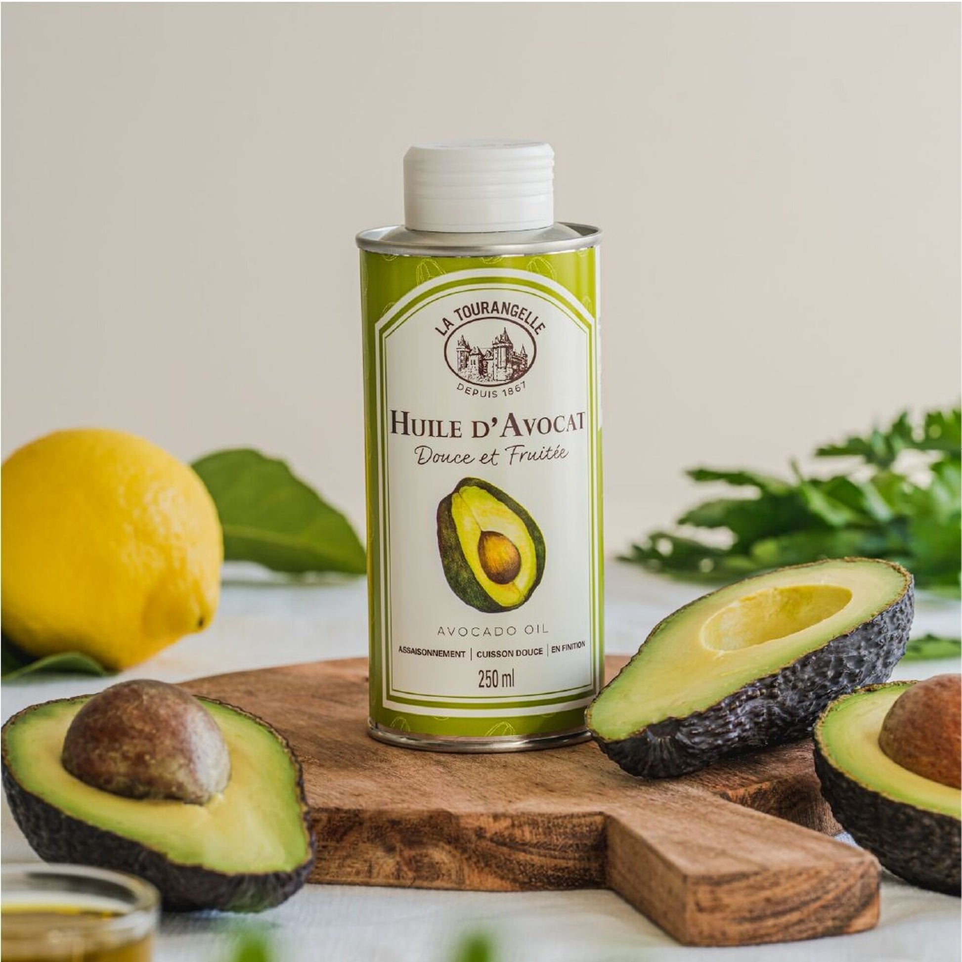 La Tourangelle Avocadoöl 250 ml – hochwertiges, traditionell hergestelltes Avocadoöl aus Frankreich und Kalifornien, ideal für Salate, Gemüse, Fisch und Kosmetik