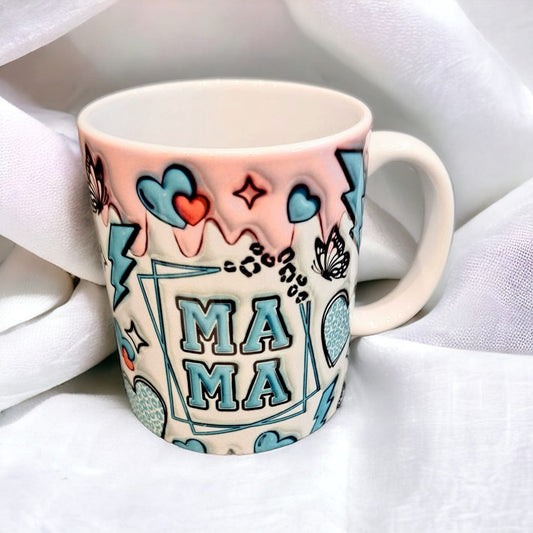 Charmante Tassen mit Mama-Motiven | 300ml Keramik & Tonarbeiten SabrinArtDesign oesterreich handgemachte geschenke in wien