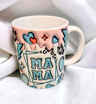 Charmante Tassen mit Mama-Motiven | 300ml Keramik & Tonarbeiten SabrinArtDesign oesterreich handgemachte geschenke in wien