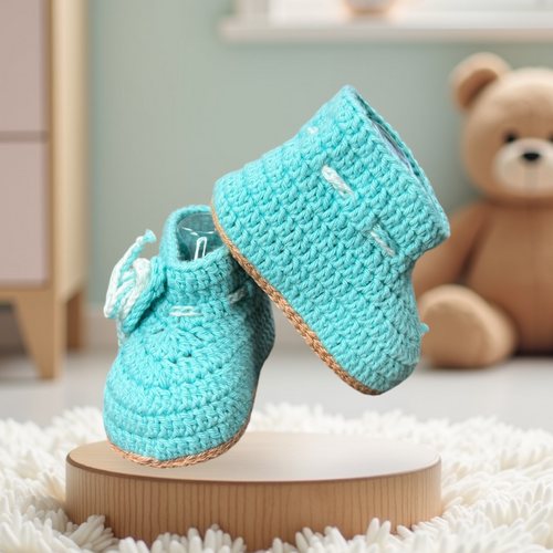 Handgemachte Babyschuhe | Liebevoll gehäkelt, einzigartig und nachhaltig