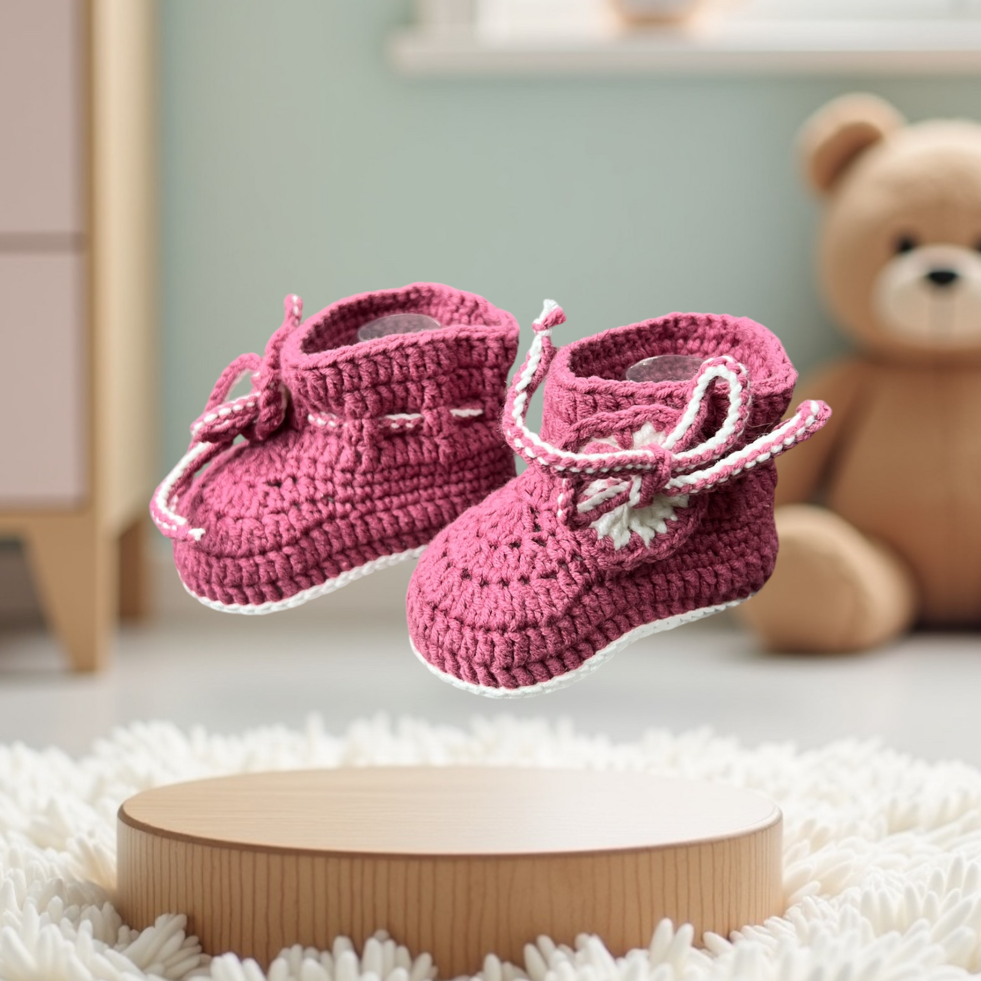 Handgemachte Babyschuhe | Liebevoll gehäkelt, einzigartig und nachhaltig