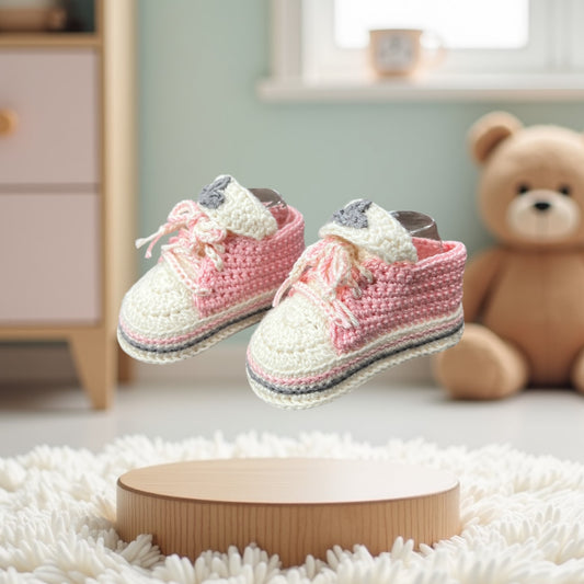 Handgemachte Babyschuhe | Liebevoll gehäkelt, einzigartig und nachhaltig