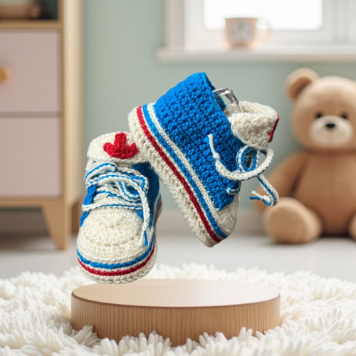 Handgemachte Babyschuhe | Liebevoll gehäkelt, einzigartig und nachhaltig