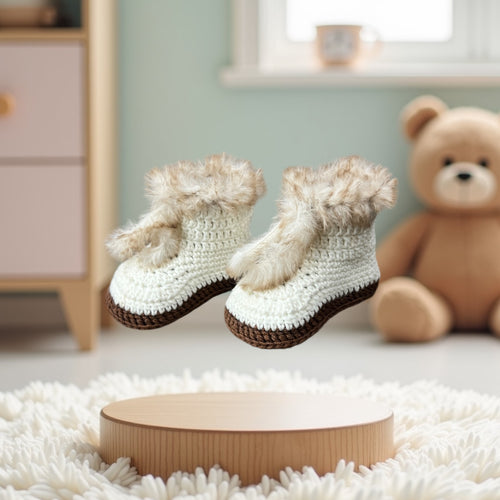 Handgemachte Babyschuhe | Liebevoll gehäkelt, einzigartig und nachhaltig