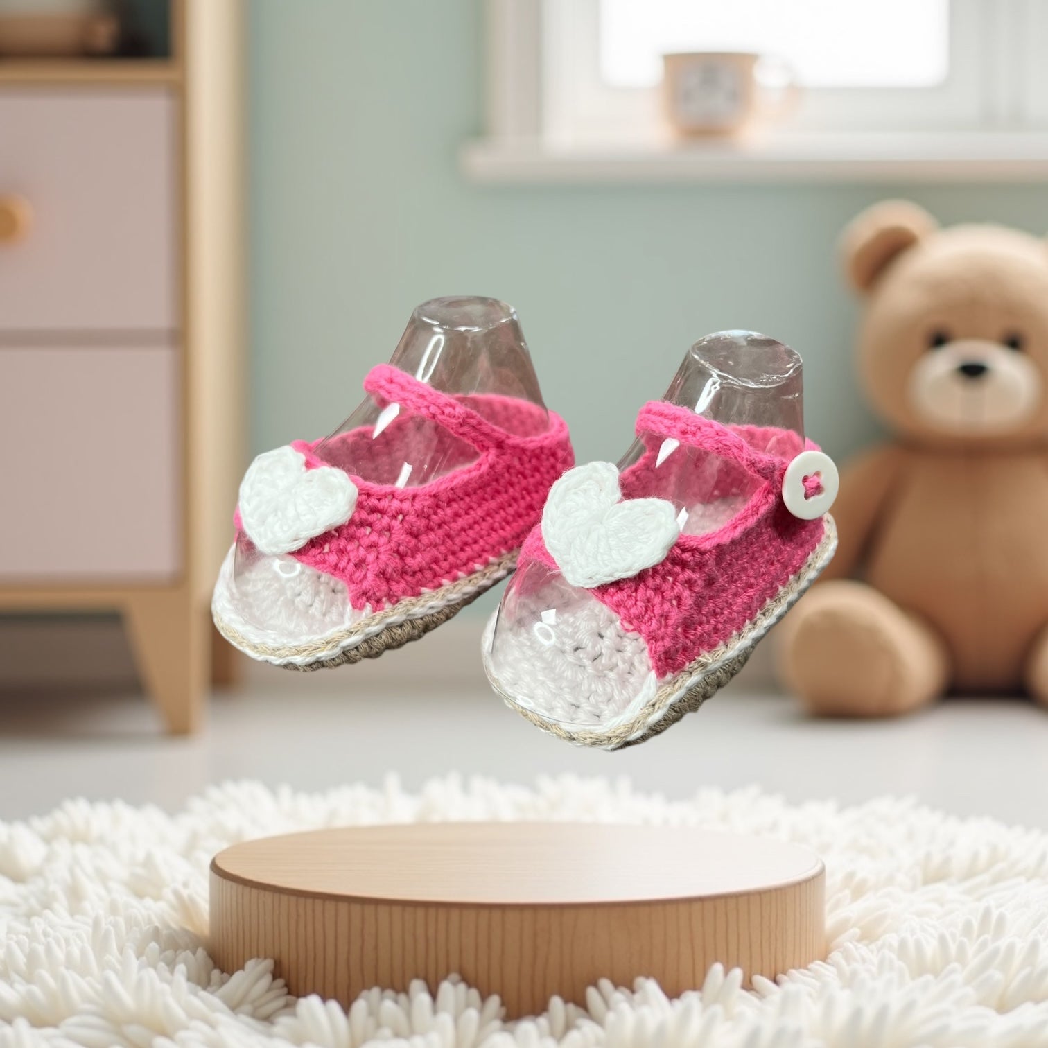 Handgemachte Babyschuhe | Liebevoll gehäkelt, einzigartig und nachhaltig