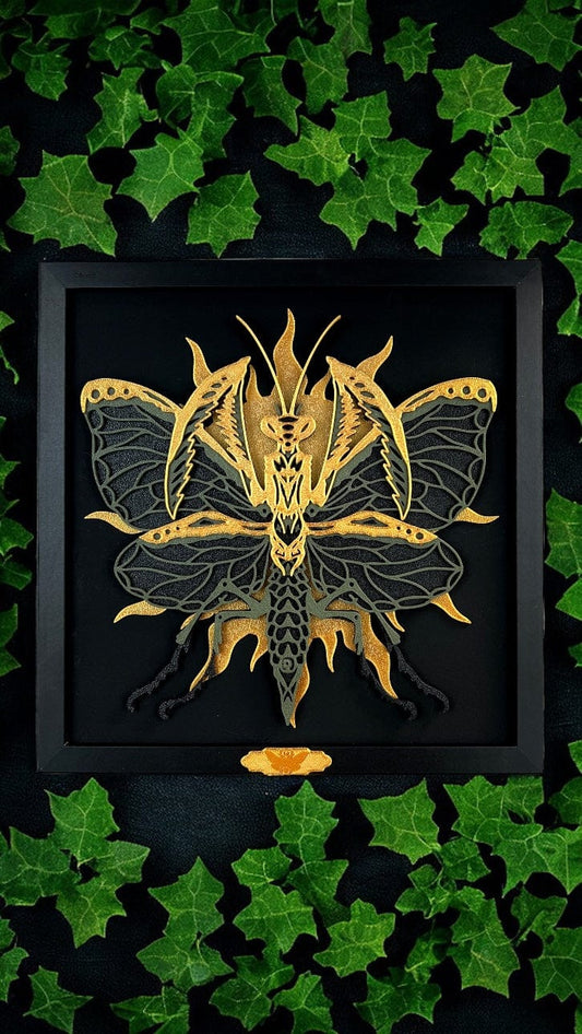 Mantis | 3D-Artworks von Nocterra Kunst & Prints Nocterra oesterreich handgemachte geschenke in wien