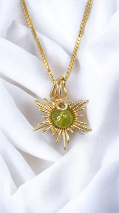 Traumsonne Peridot | Edelsteine & 14K Solidvergoldung