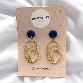 Cloverlily.Clay handgefertigte Polymer Clay Ohrringe – Einzigartige, individuelle Designs, sorgfältig hergestellt für Langlebigkeit und Komfort. Perfekt für jeden Anlass und jede Jahreszeit. Dreizack Wien.