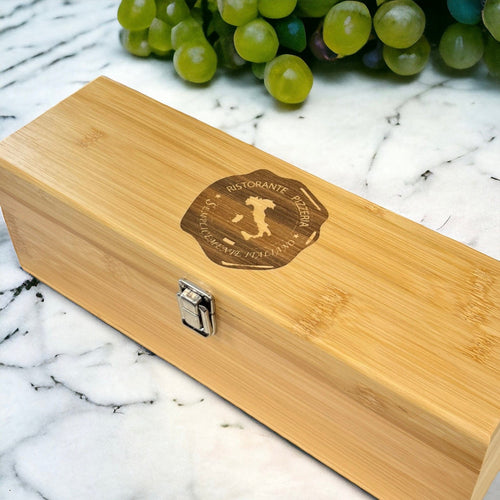 VINUM | Elegantes Weinset mit Gravur Personalisiert & Individuell Dreizack Gravuren oesterreich handgemachte geschenke in wien