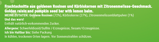 BioSympatic Kürbiskern Fruchtriegel | Der gesunde Snack