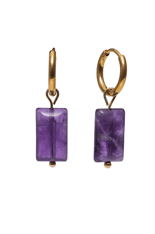 Amethyst-Ohrringe | Ruhe und Eleganz in violettem Glanz