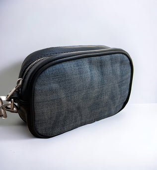 Denim | Elegante Echtleder Handtaschen mit vielseitigem Charme Accessoires FK-Bags oesterreich handgemachte geschenke in wien