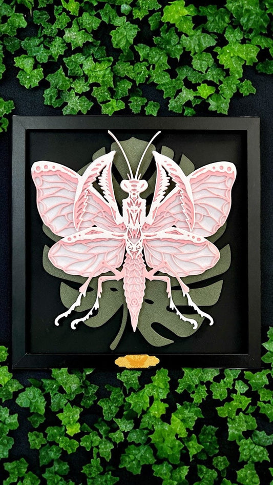 Mantis Orchis | 3D-Artworks von Nocterra Kunst & Prints Nocterra oesterreich handgemachte geschenke in wien
