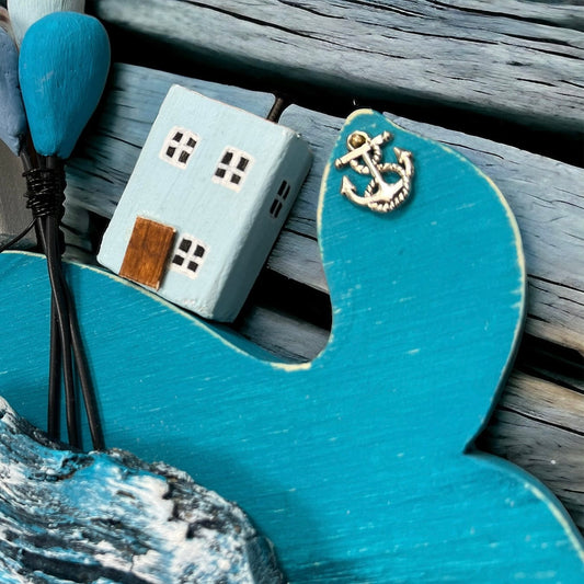Balena | Miniaturwelt Schlüsselhalter Home Decor HandmadeByGitty oesterreich handgemachte geschenke in wien
