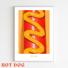 Hot Dog - A4 Print | Lebendige Queer Kunst