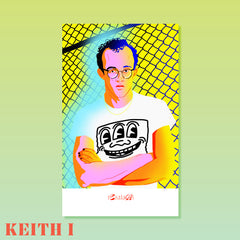 Keith 1 - Postkarte | Lebendige Queer Kunst