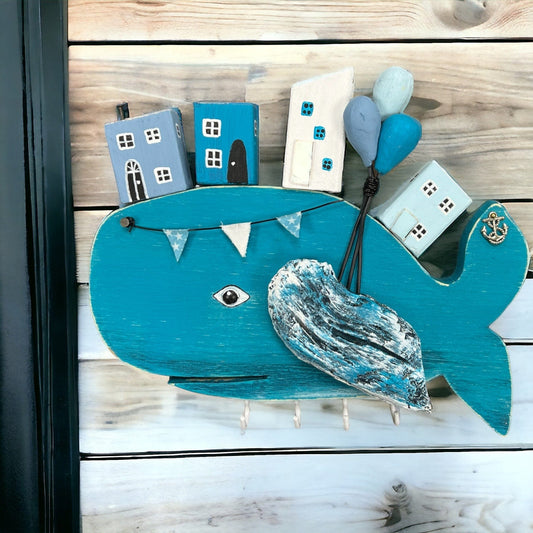Balena | Miniaturwelt Schlüsselhalter Home Decor HandmadeByGitty oesterreich handgemachte geschenke in wien
