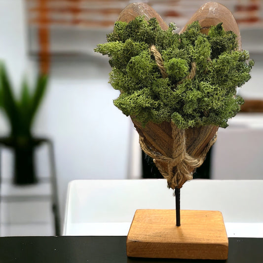 „Herzbaum" | Holzskulptur zum Aufstellen Home Decor HandmadeByGitty oesterreich handgemachte geschenke in wien
