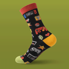 Video Games | Baumwollsocken mit galaktischem Design