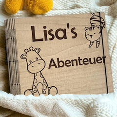 Personalisiertes Kinder-Fotoalbum aus Holz | Giftfully