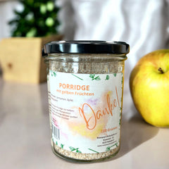 Porridge mit gelben Früchten | Der perfekte Start in den Tag