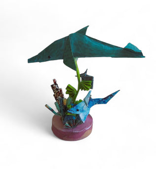 Delfin | Origami-Figuren von Künstlerhände