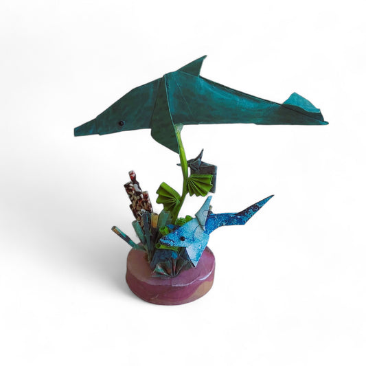 Delfin | Origami-Figuren von Künstlerhände