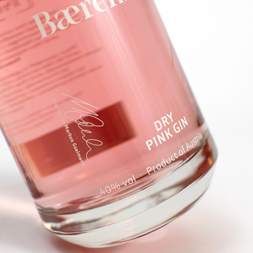 Baerenman Dry Pink Gin 700ml – Ein preisgekrönter, fruchtiger Gin mit Himbeerinfusion, perfektioniert in Österreich.