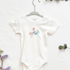 Baby Body "Bunte Libellen" | 100% Baumwolle, liebevoll illustriert