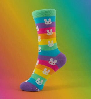 Rainbow Bunnies | Kreative Socken Accessoires Neophobica oesterreich handgemachte geschenke in wien