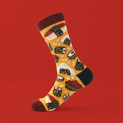 Sushi & Onigiri | Baumwollsocken mit leckerem Design