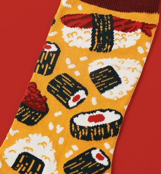 Sushi & Onigiri | Baumwollsocken mit leckerem Design