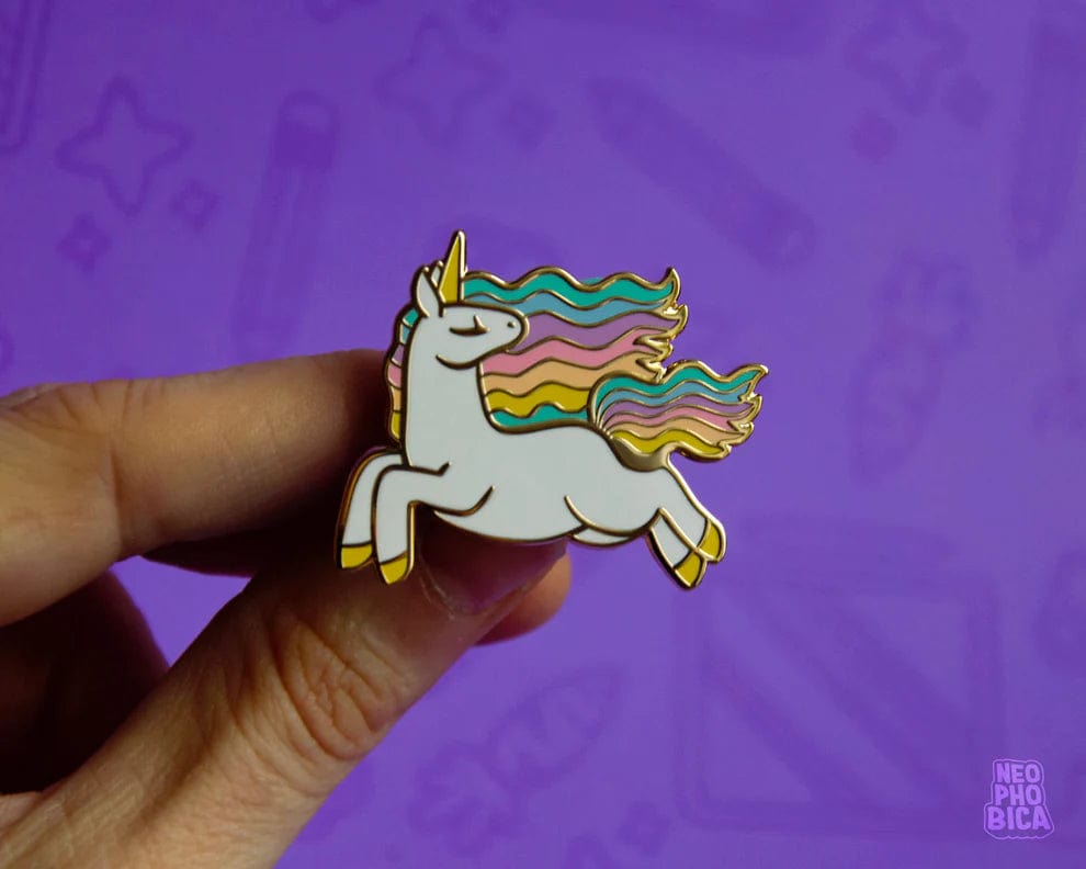 Unicorn (Pastell) | Freche Enamel-Pin Kollektion Accessoires Neophobica oesterreich handgemachte geschenke in wien