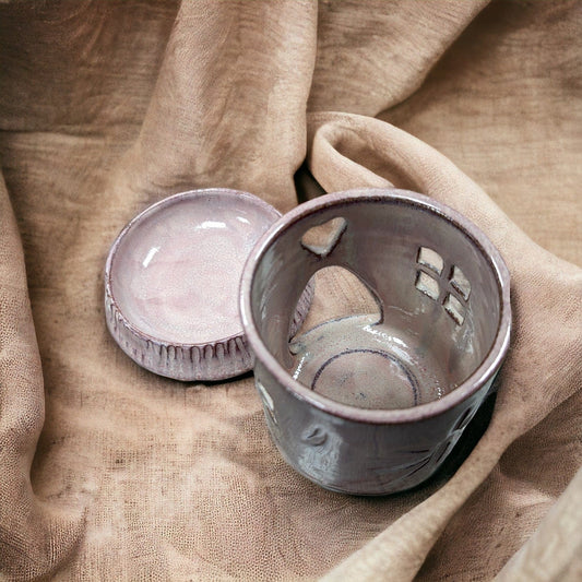 Keramik-Dufthäuschen / Duftlampe für Teelichter | Artstudio.Izzi Keramik & Tonarbeiten Artstudio.Izzi oesterreich handgemachte geschenke in wien