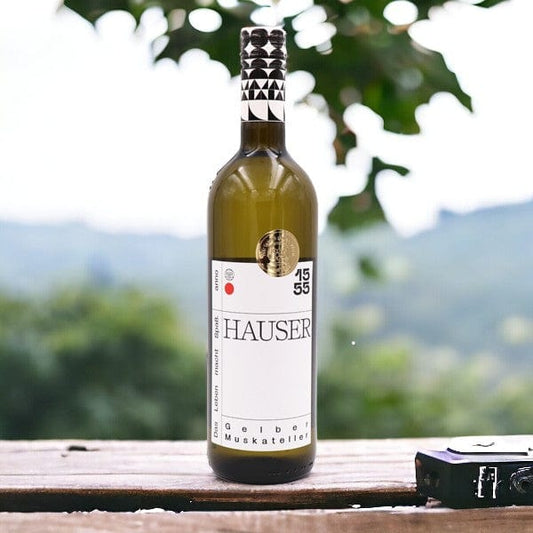 Gelber Muskateller - Weingut Hauser verzaubert die Sinne Alkoholische Getränke Anno1555 oesterreich handgemachte geschenke in wien
