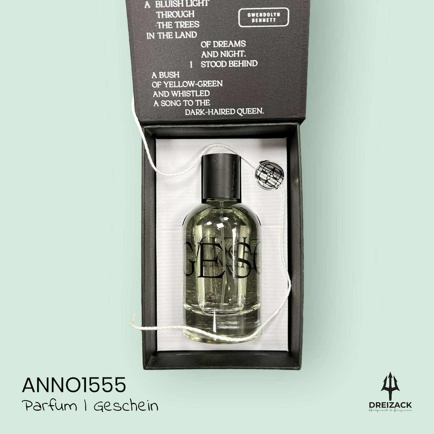 Unisex Eau de Parfum 100ml/50ml GESCHEIN Parfum Anno1555 oesterreich handgemachte geschenke in wien