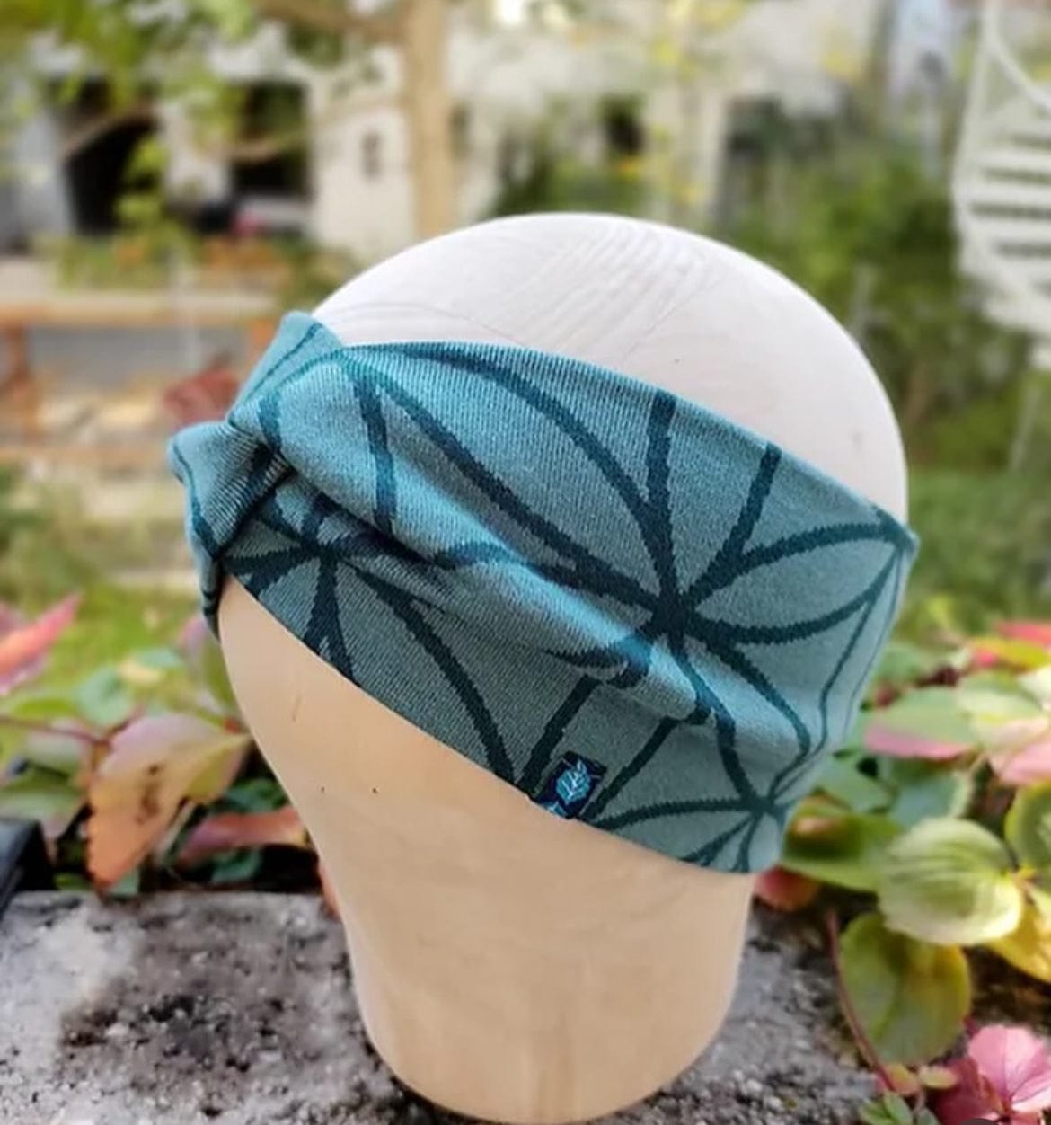 Warme Stirnbänder in farbenfrohen Designs Petrol Accessoires & Taschen Blue Leaf oesterreich handgemachte geschenke in wien