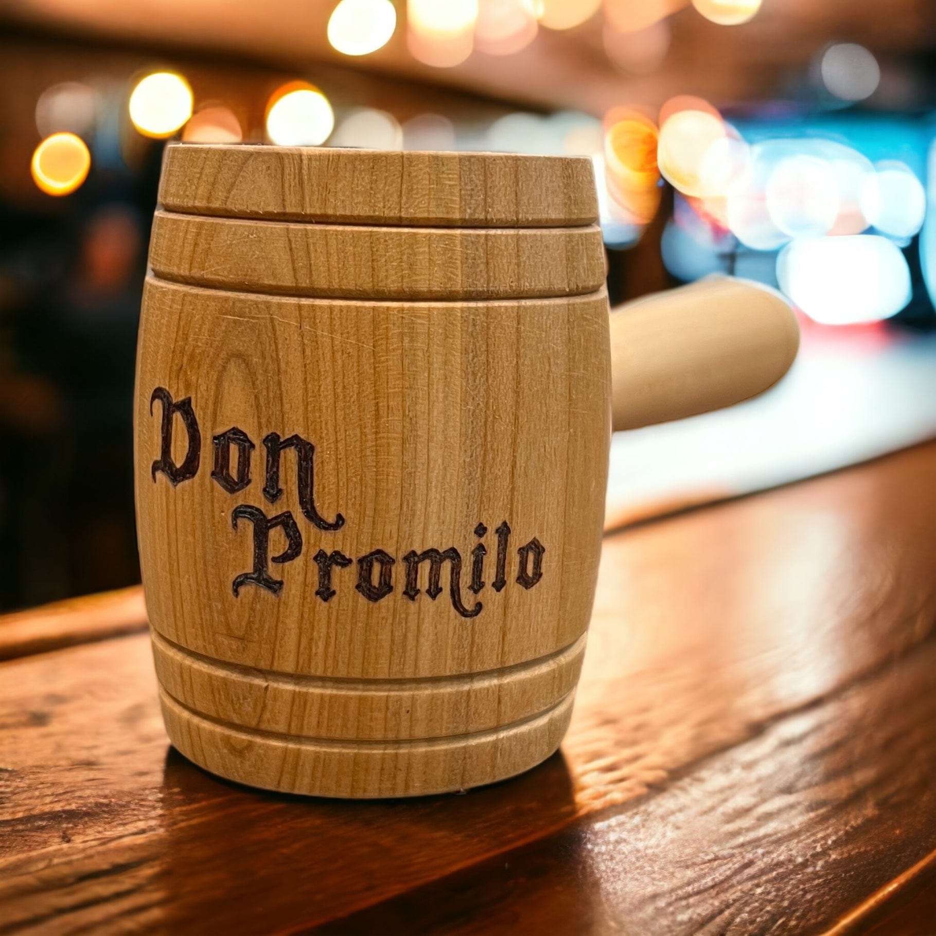 Flaschenöffner mit Waldviertler Holz Alkoholische Getränke Don Promilo oesterreich handgemachte geschenke in wien