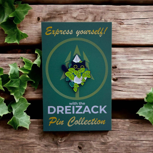 Katze Flora | Süßtier Pin Collection Accessoires Dreizack oesterreich handgemachte geschenke in wien