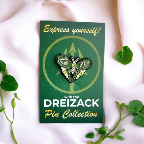 Ze / Zir | Pronoun Pin Accessoires Dreizack oesterreich handgemachte geschenke in wien