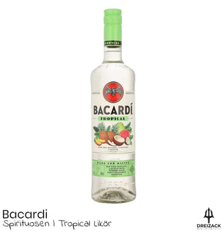 Bacardi Tropical 70cl – Eine Reise in die Tropen Alkoholische Getränke Dreizack oesterreich handgemachte geschenke in wien