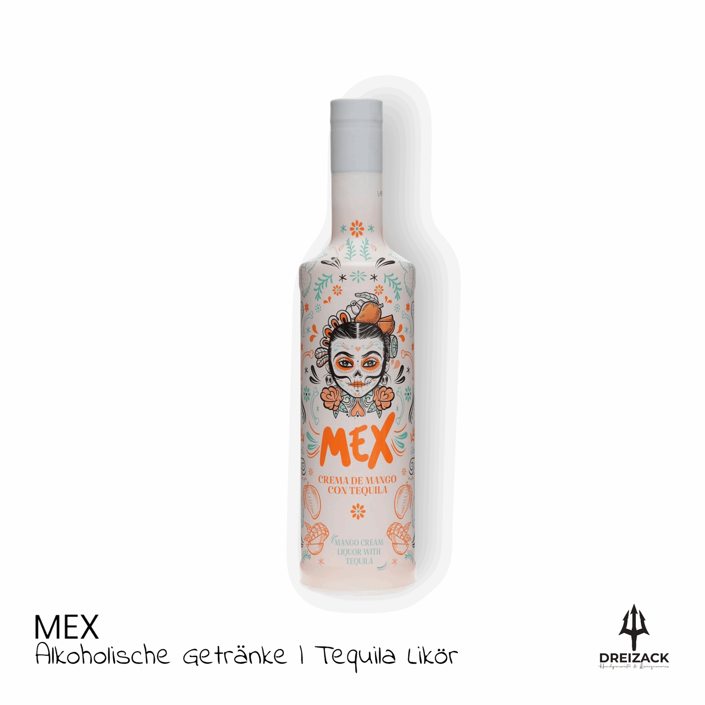 MEX Mango - Mangocreme mit Tequila Alkoholische Getränke Dreizack oesterreich handgemachte geschenke in wien