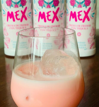 MEX Strawberry - Erdbeercreme mit Tequila Alkoholische Getränke Dreizack oesterreich handgemachte geschenke in wien