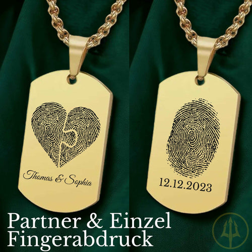 NOCTIS | Halskette mit Gravur | Liebe & Partnerschaft Gravur & Personalisiert Dreizack Gravuren oesterreich handgemachte geschenke in wien