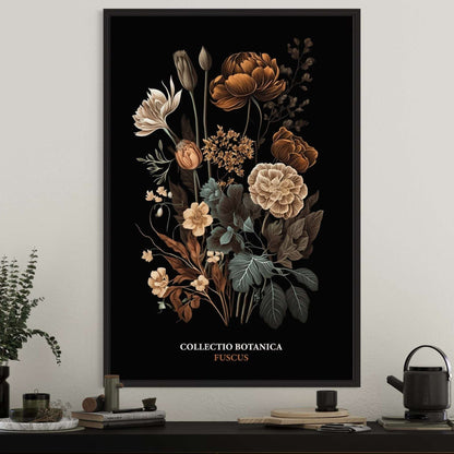 "Collectio Botanica" – Kollektion eleganter botanischer Kunstprints Fuscus | Braun / A4 - 21 x 29.7cm Prints & Art Dreizack oesterreich handgemachte geschenke in wien