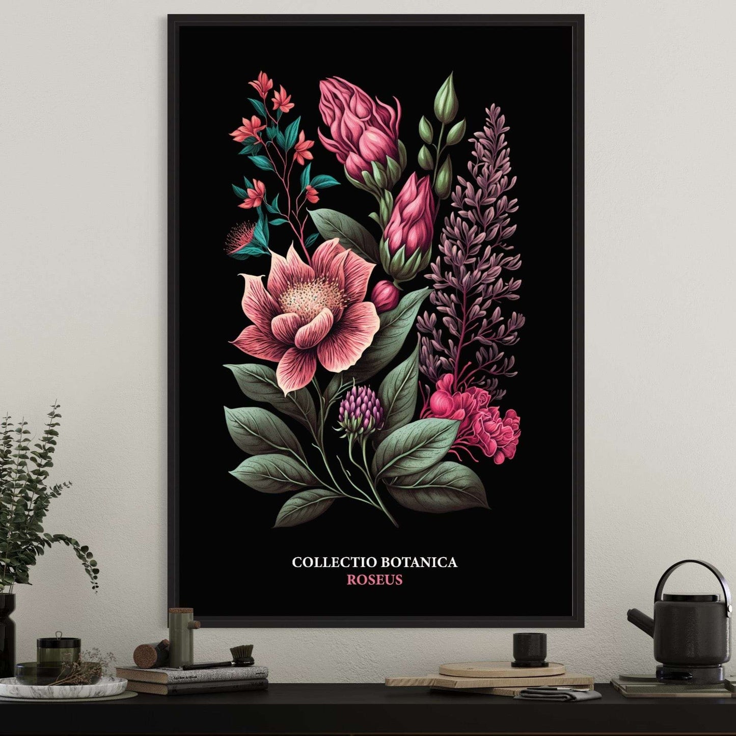 "Collectio Botanica" – Kollektion eleganter botanischer Kunstprints Roseus | Rosa / A4 - 21 x 29.7cm Prints & Art Dreizack oesterreich handgemachte geschenke in wien