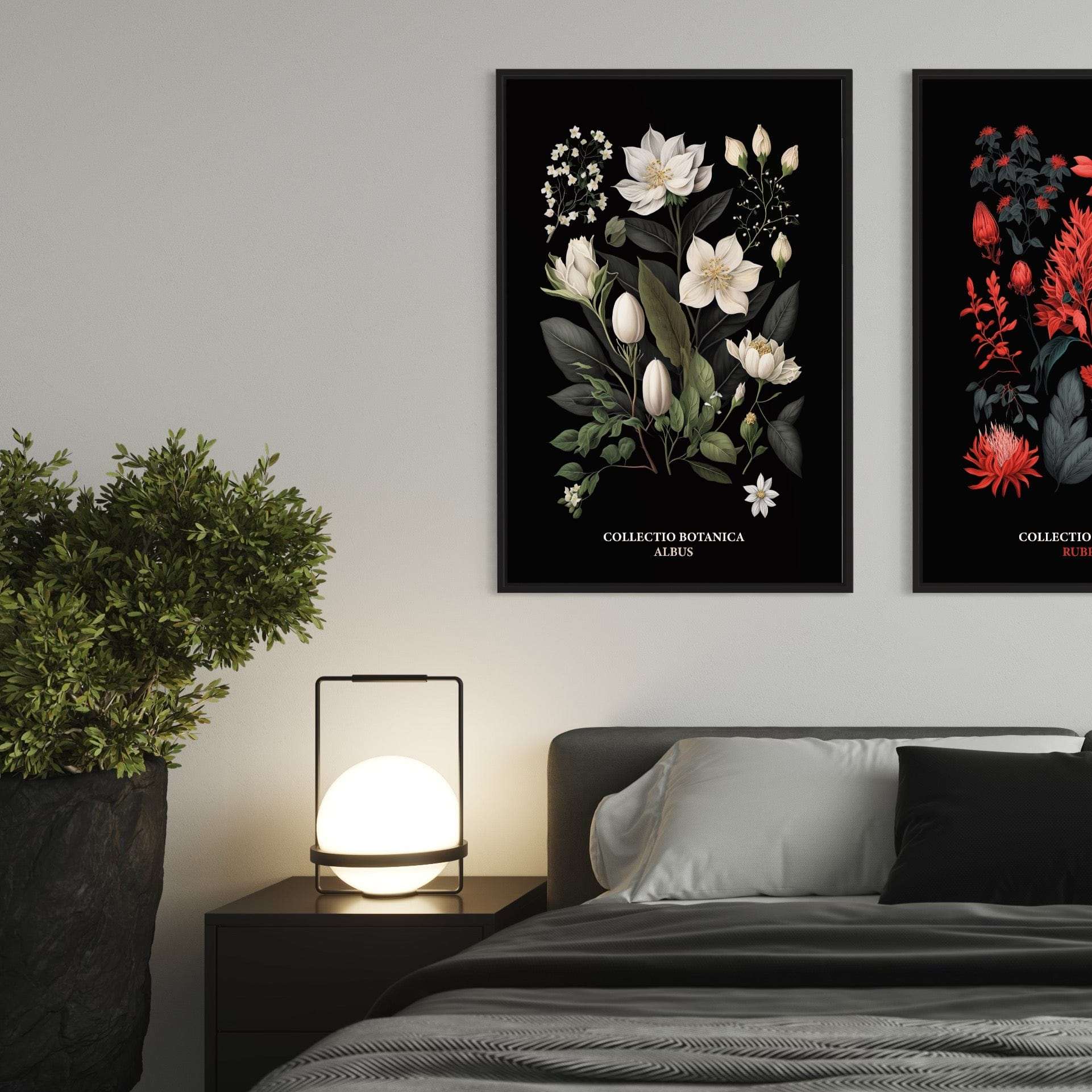 Eleganter Botanischer Kunstprints