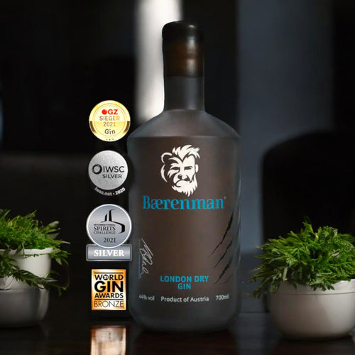 Baerenman London Dry Gin 700ml – Ein preisgekrönter Gin mit komplexen und würzigen Noten, perfekt für Gin-Cocktails und puren Genuss.